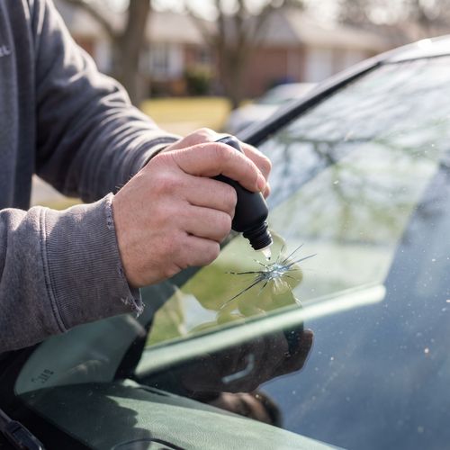 Crafftora GlassFix — Windshield Chip & Crack Repair Kit