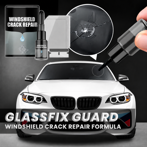 Crafftora GlassFix — Windshield Chip & Crack Repair Kit
